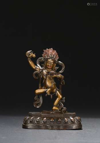 A BRONZE FIGURE OF VAJRAVARAHI