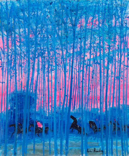 Petit parc le soir ANDRÉ BRASILIER(born 1929)