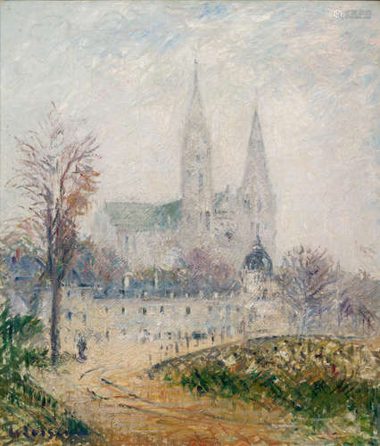 Cathédrale de Chartres, effet de brouillard GUSTAVE LOISEAU(1865-1935)