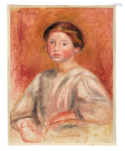 Buste de femme Painted in 1911 PIERRE-AUGUSTE RENOIR(1841-1919)