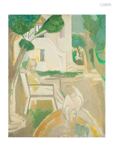 Figures dans le jardin FRANÇOISE GILOT(born 1921)