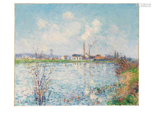 Usine au bord de l'Oise GUSTAVE LOISEAU(1865-1935)