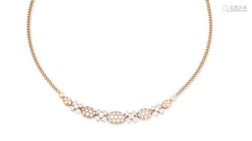 A diamond necklace, by Cartier