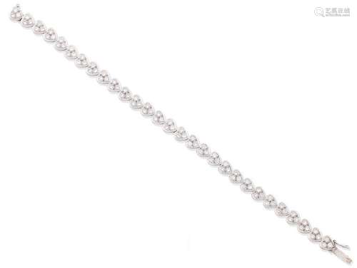 A diamond bracelet