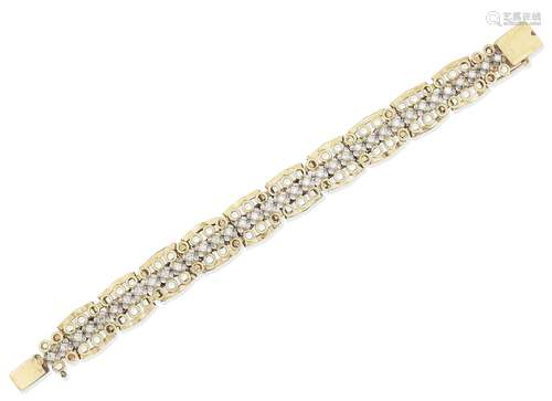 A diamond bracelet