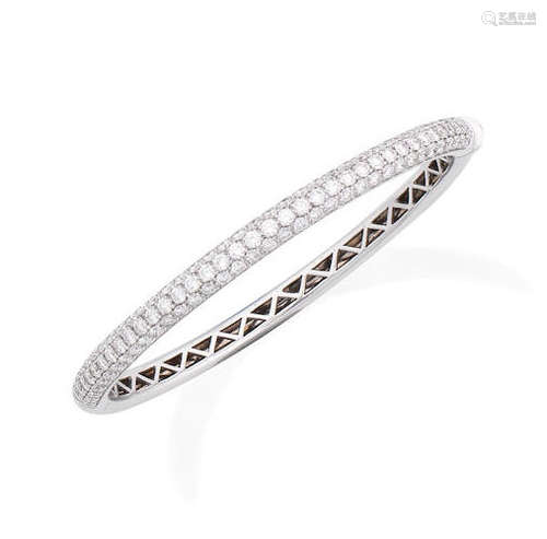 A diamond bangle