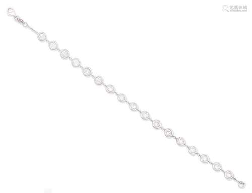 A diamond bracelet