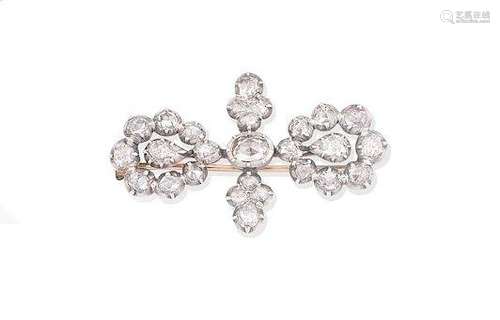 A diamond brooch