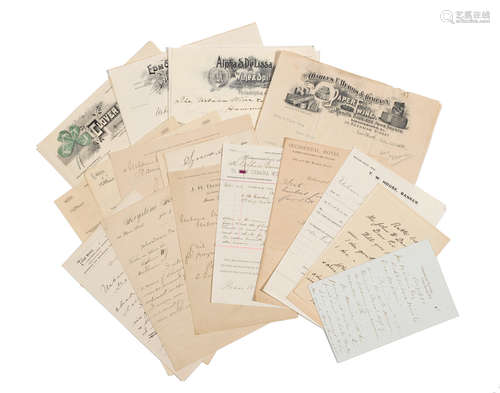 16 Typed Letters Signed and 2 Autograph Letters Signed (