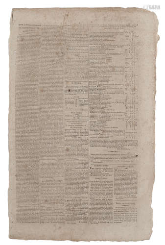 National Intelligencer and Washington Advertiser Vol V, no. DCCXLVI. Washington City: Samuel Harrison Smith, July 22, 1805. NEWS OF LEWIS AND CLARK.