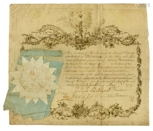 Engraved Document Signed (