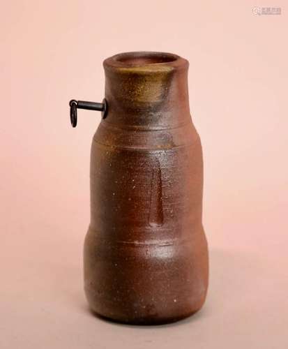 Japanese Wall Vase - Bizen Ware