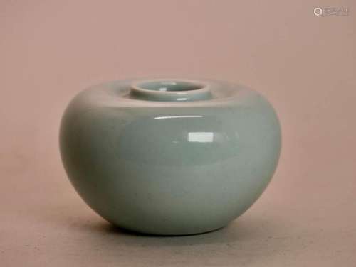 Chinese Green Glazed Monochrome Waterpot