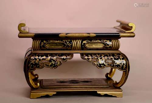 Japanese Lacquer Stand - Altar Form