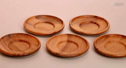 Japanese Cha Bowl Wood Coaster