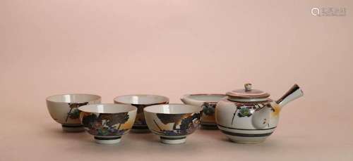 Japanese Kutani Porcelain Tea Sets