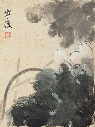 季康（b.1913） 清芬 镜片 纸本