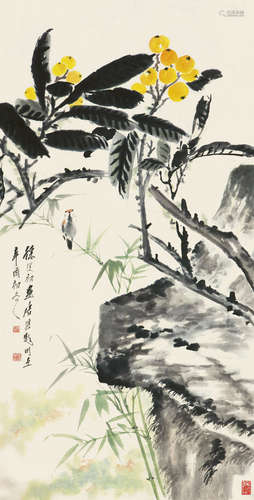 徐从初 唐云（b.1924） 1981年作 幽栖 立轴 纸本