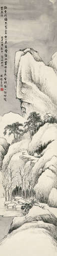 林纾（1852～1924） 1922年作 松山晴雪 立轴 纸本