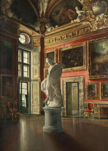 The interior of the Pitti Palace, Florence Silvio Zocchi(Italian, 20th Century)