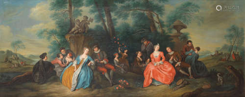 Fête champêtres,  (2) Manner of Nicolas Lancret19th Century