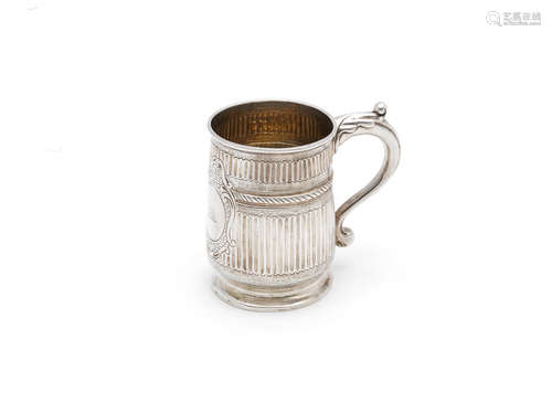 by Thomas Clarke, Exeter 1730  A provincial George II silver mug