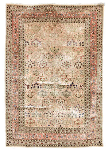 West Anatolia, 153cm x 103cm A Silk Hereke carpet