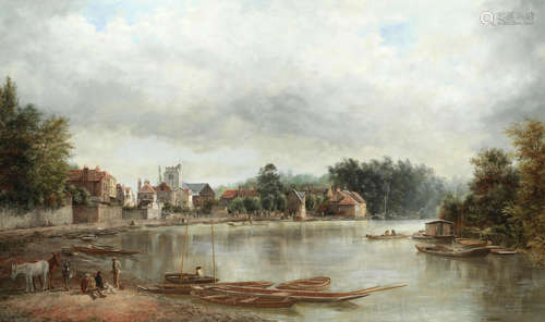 The Thames at Twickenham William Howard(British, mid 19th Century)