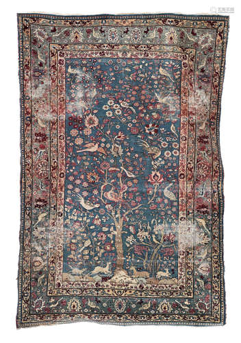 Central Persia, 210cm x 140cm A Kirman Tree of Life carpet