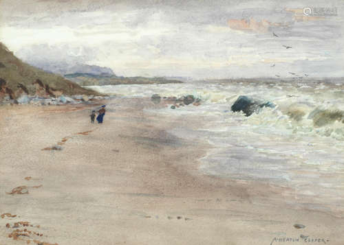 The beach at Seascale, Cumbria  Alfred Heaton Cooper(British, 1864-1929)