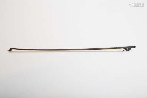 Ironwood bow, mounted Baroque-style Branded 