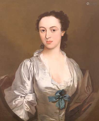 Bisson (mid 18th Century)Portrait of Mrs. Goodwin neé Anne MuglesworthSigned and dated