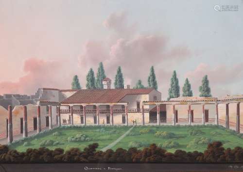 School of PosillipoCasa di Panza a Pompeii; Tempio D'Iside a Pompejano; Quartiere a PompejanoAll