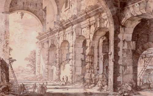 Giovanni Battista Piranesi (1720-1778)Veduta del Piano Superiore del Serraglio delle fiere