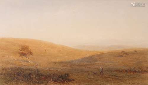 Henry Hine (1811-1895)Houndean Valley near Lewes, SussexSigned and dated 1888, also inscribed on