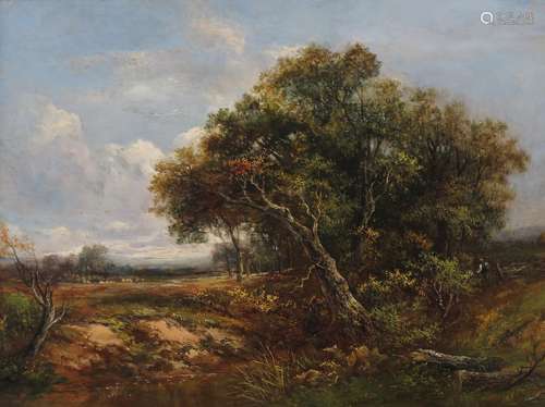 Joseph Thors (c.1835-1920)Wooded river landscapeSignedOil on canvas32 x 44cm; 12½ x 17¾in++