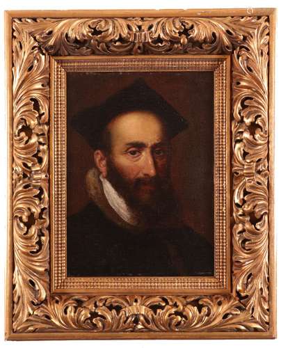 Follower of Giovanni Battista MoroniPortrait of a Gentleman, bust lengthOil on canvas43.5 x 31.