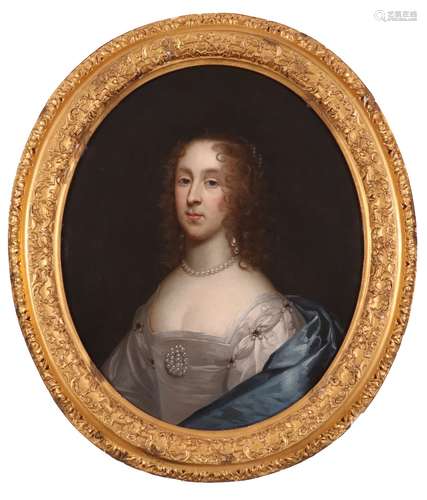 After Cornelius Johnson Portrait of Mary, Lady Harbord (c.1600-1664)Head and shoulders, wearing a