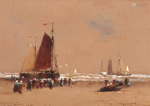 Thomas Bush Hardy R.B.A. (1842-1897)Scheveningen, The HagueSigned, titled and dated