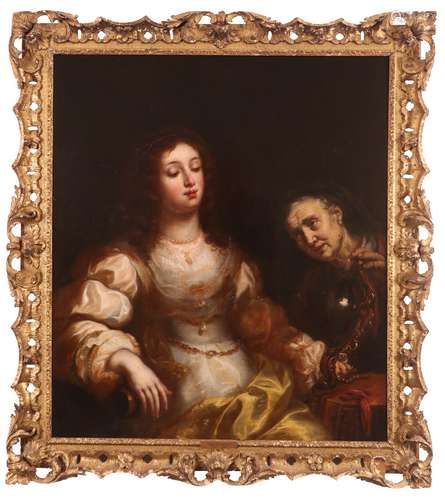 Jürgen Ovens (German 1623-1678)Semele gazing into a mirrorOil on canvas110 x 95.5cm; 43¼ x 37½