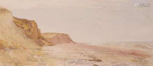 Thomas Collier (1840-1891)Low tide, CromerSigned, titled Cromer and dated July 25th