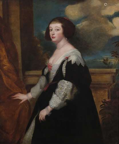 After Sir Anthony Van Dyck Portrait of Beatrice de Cusance, Princess of Cantecroix, three-quarter