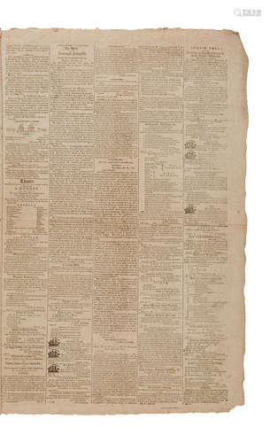 Commercial Advertiser, Vol III, No 691. New York: E. Belden & Co, December 27, 1799. DETAILED ACCOUNT OF THE DEATH OF WASHINGTON.