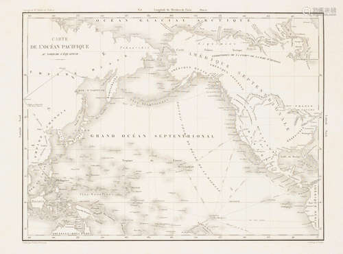 Exploration du territoire de L'Orégon, des Californies et de la Mer Vermeille exécutée pendant les années 1840, 1841 et 1842. Paris: Arthus Bertrand, 1844.  DUFLOT DE MOFRAS, EUGENE. 1810-1884.