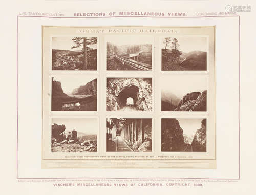 Vischer's Pictorial of California Landscape, Trees and Forest Scenes. Grand Features of California Scenery, Life, Traffic and Customs. San Francisco: Joseph Winterburn & Company, April 1870. VISCHER, EDWARD. 1809-1878.