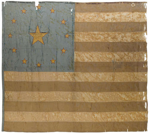 [Virginia], c.1826. A THIRTEEN STAR CEREMONIAL AMERICAN FLAG.