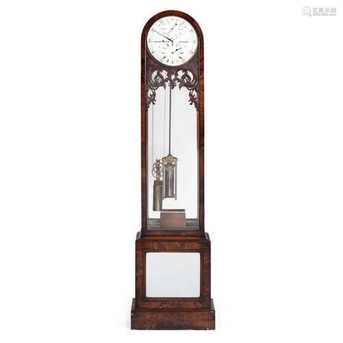 SCOTTISH VICTORIAN MAHOGANY LONGCASE REGULATOR, FERGUSON MACBEAN, INVERNESSMID 19TH CENTURY in a