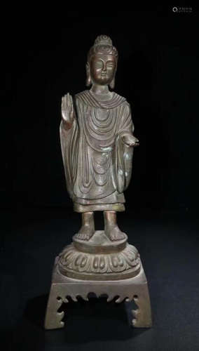 A BRONZE CASTED BANDENG BUDDHA