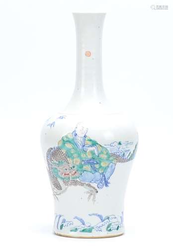 A Chinese Doucai Glaze Vase.