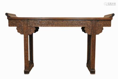 Chinese Huanghuali Hardwood Table, 20th C.
